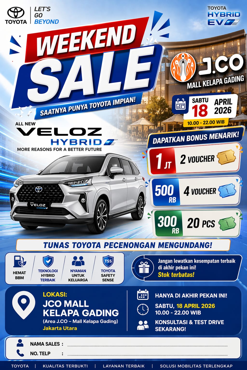 Promo Toyota Jakarta | Dealer Resmi Tunas Toyota Pecenongan Jakarta